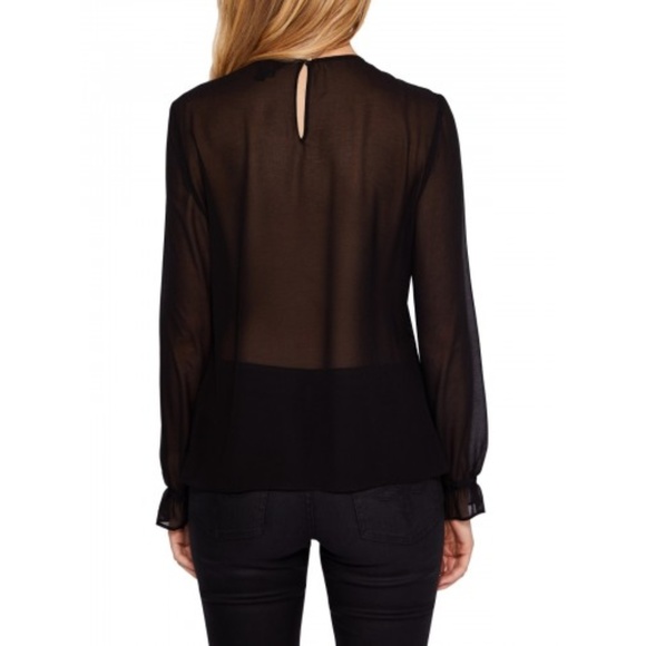 Ted Baker Black Lunaah Queen Bee Blouse - Picture 3 of 8